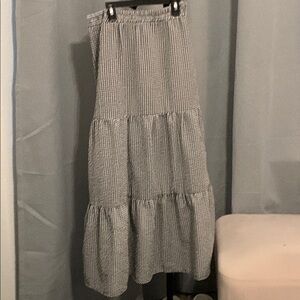 Black and White Gingham Skirt! Trending now! Very Free People vibes! NWOT